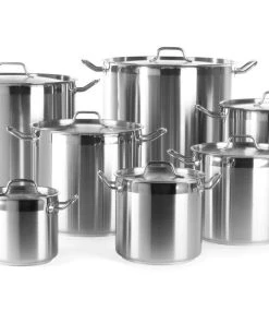 Hendi Kochtopf, Hoch - Mit Deckel Ø 400 Mm