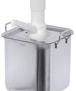 Contacto 2x Ersatzdeckel Zu Dispenser Aus Edelstahl 18/10, Mit Griffen, Mit Auswechselbarem Robustem