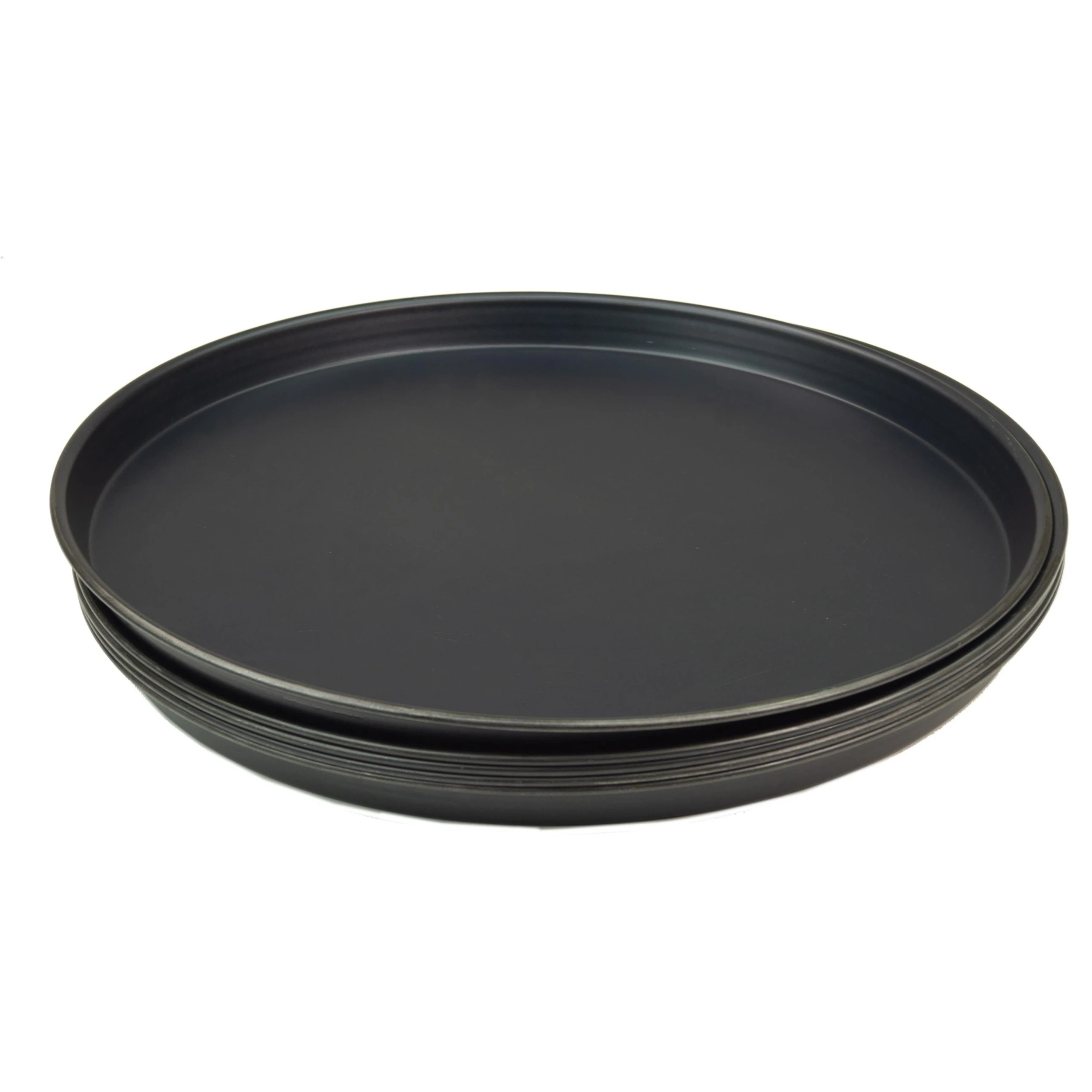 Gvk-eco 10 Stück Pizzablech Rund Aus Blaublech Ø 40cm Schwere Profiqualität – Bild 2