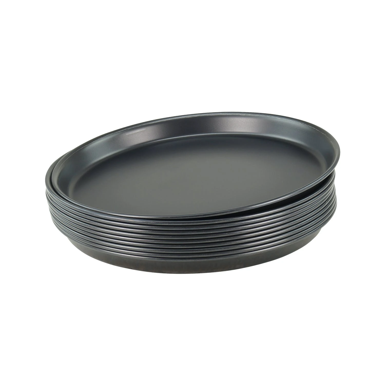 Gvk-eco 10 Stück Pizzablech Rund Aus Blaublech Ø 22 Cm Schwere Profiqualität 3 Gvk-eco 10 Stück Pizzablech Rund Aus Blaublech Ø 22 Cm Schwere Profiqualität
