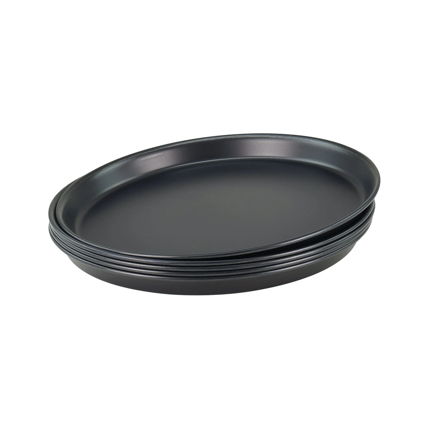 Gvk-eco 5 Stück Pizzablech Rund Aus Blaublech Ø 22 Cm Schwere Profiqualität 3 Gvk-eco 5 Stück Pizzablech Rund Aus Blaublech Ø 22 Cm Schwere Profiqualität