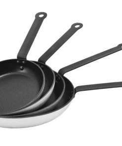 Metro-professional METRO Professional Alu Bratpfannen-Set, Mit Antihaftbeschichtung,4 Teilig