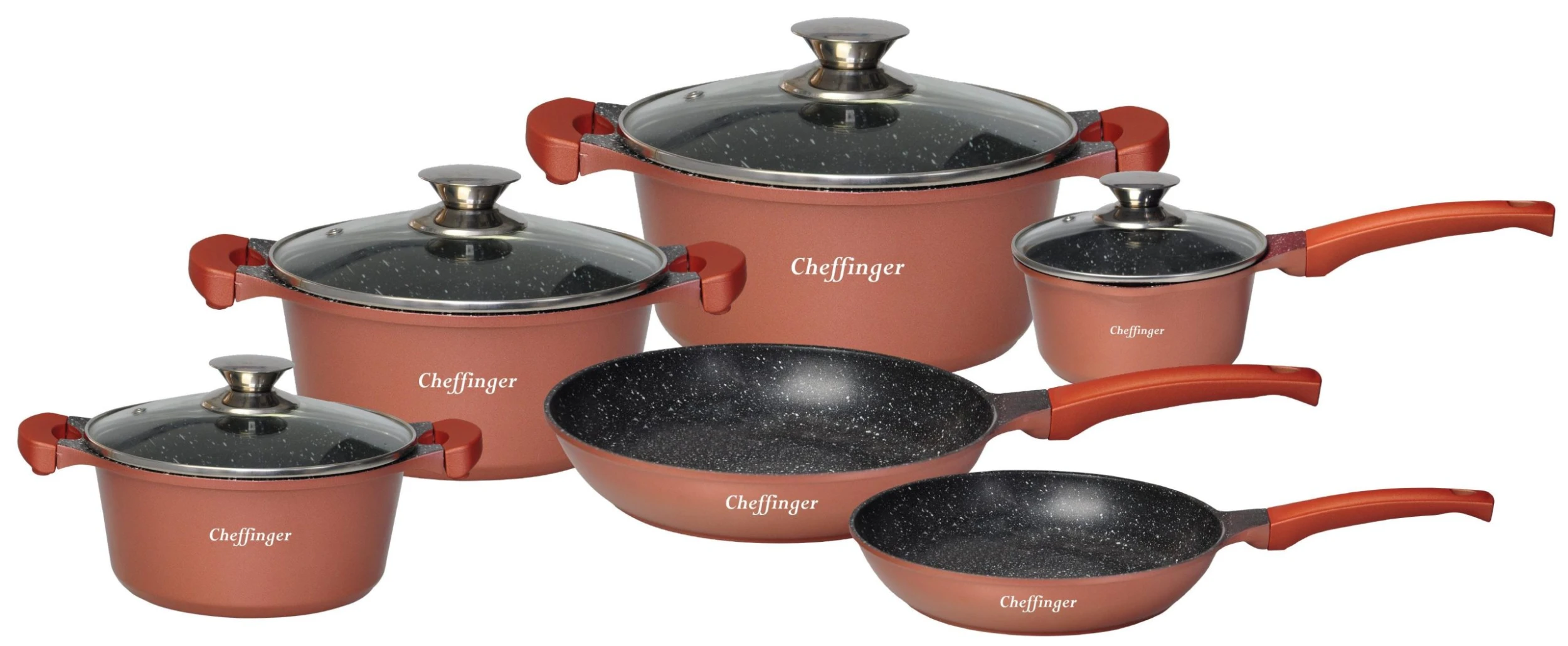 Null Profi 3er Set Küchentöpfe Antihaft-Marmorbeschichtung Topfsets 32cm,36cm,40cm, 5 Null Profi 3er Set Küchentöpfe Antihaft-Marmorbeschichtung Topfsets 32cm,36cm,40cm, – Bild 3